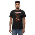Basketball Dad tee Built For Buzzers graphic, black front view - Ridge22